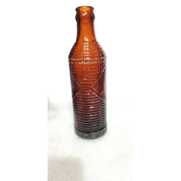 Orange Crush Brown Insulated Glass Bottle 1940s Prichard AL Rare Vintage Soda - Picture 2 of 16